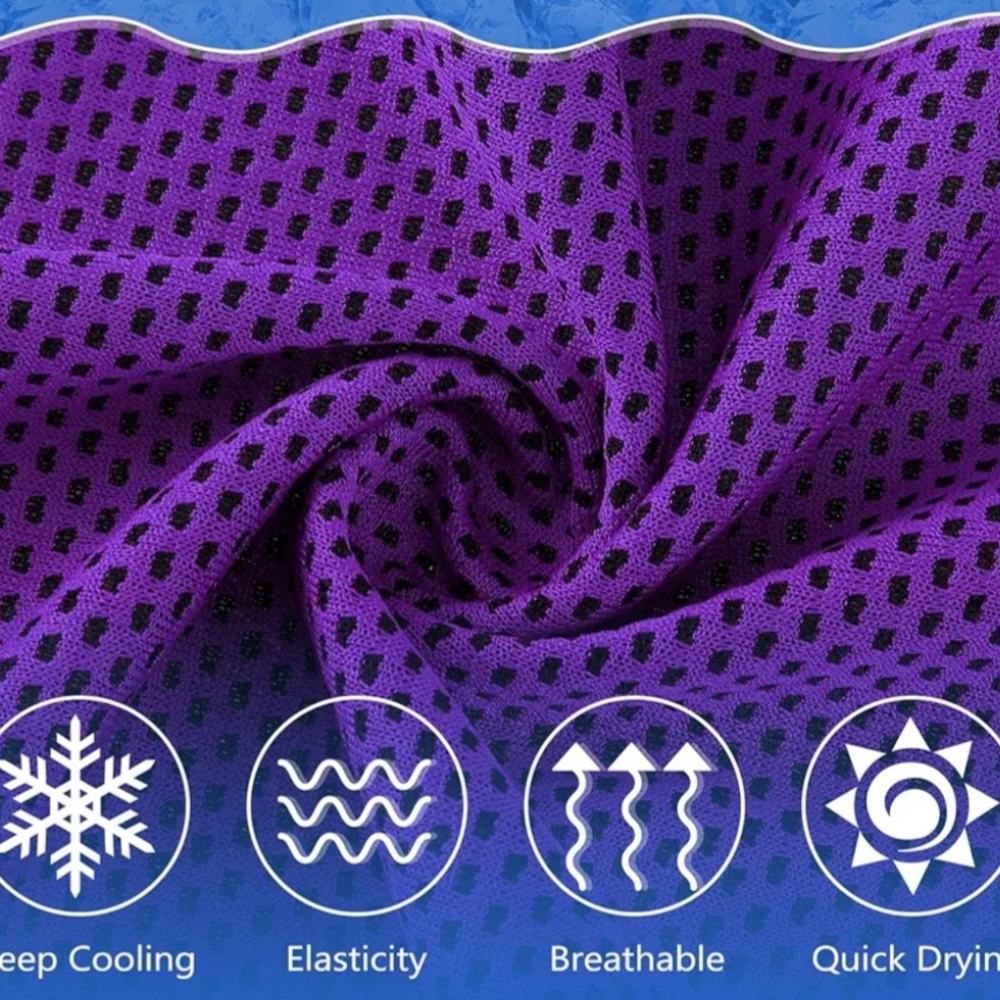 2 COOLING summer Hand Towels cool down
